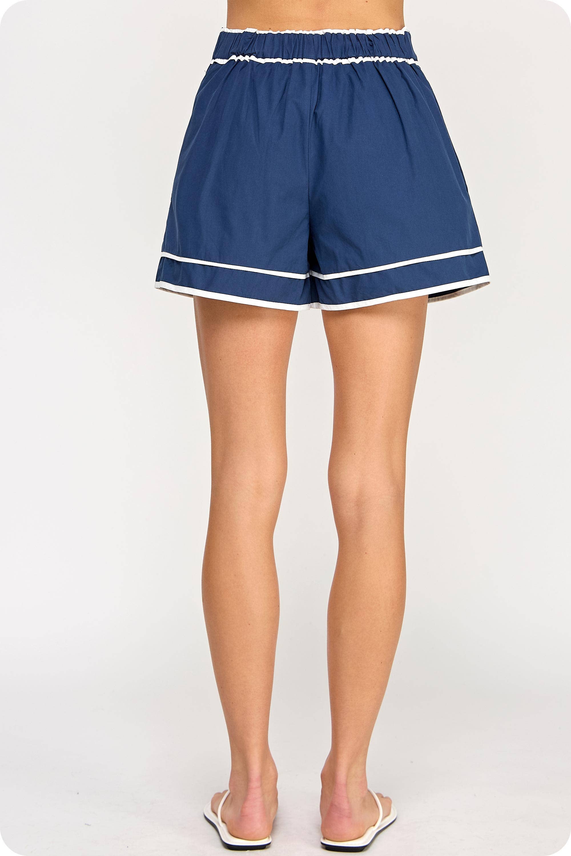 Strut & Bolt - Wholesale Shorts - Women's - Color Block Piping Poplin Shorts17