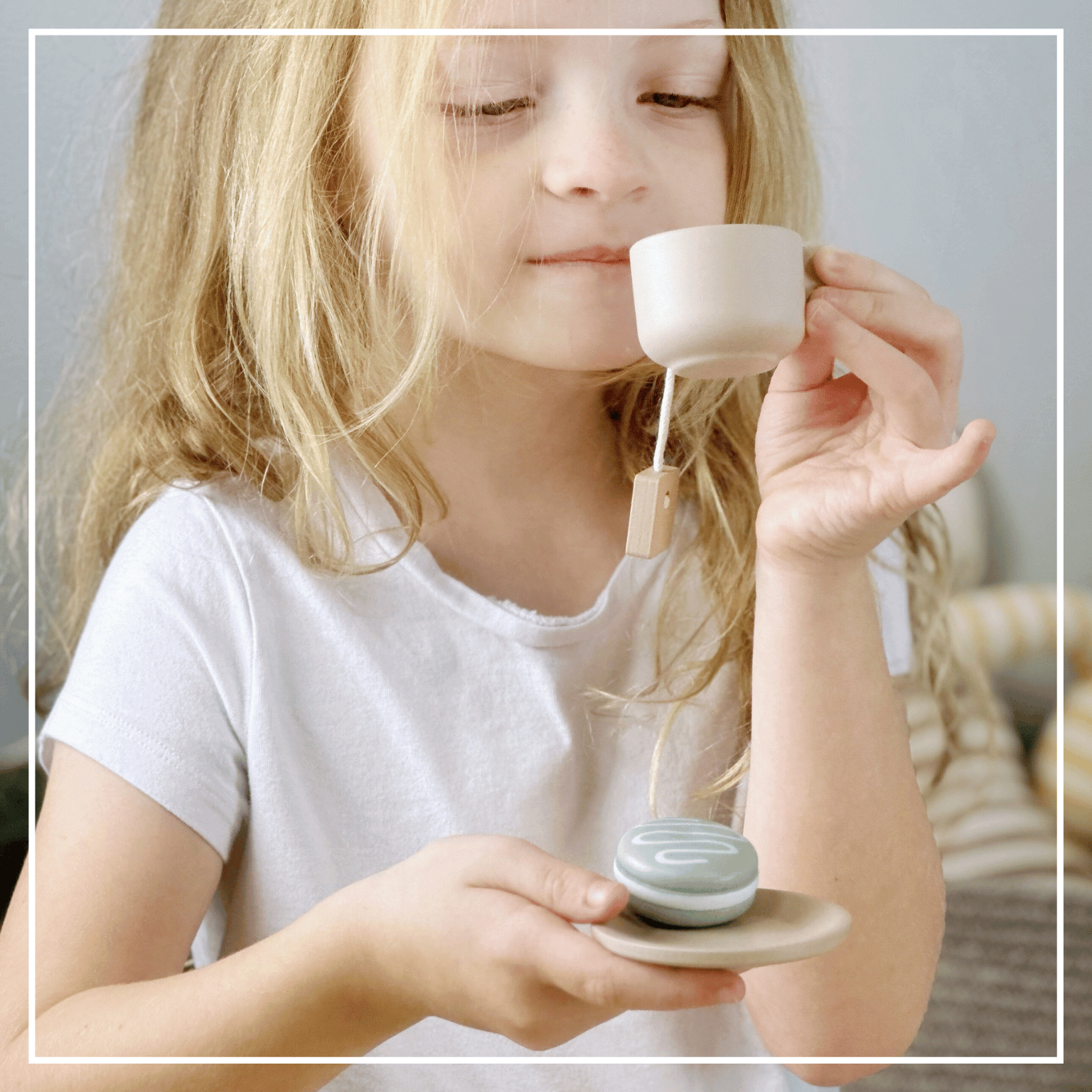 OmaOmaOma! Montessori Educational Wooden Toys for Kids – wholesale Leksaksset - Barn – Träteservis - Låtsaslek Teservis Ålder 3+6