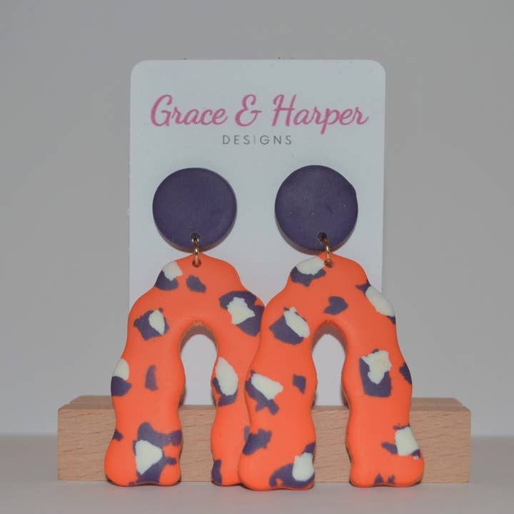 Roslyn - Orange and Purple for wholesale by Grace and Harper Designs