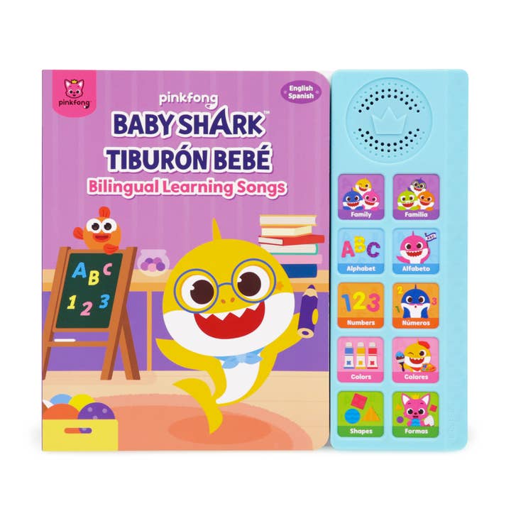 Pinkfong Baby Shark Bilingual Learning Songs Sound Book for wholesale by Pinkfong USA