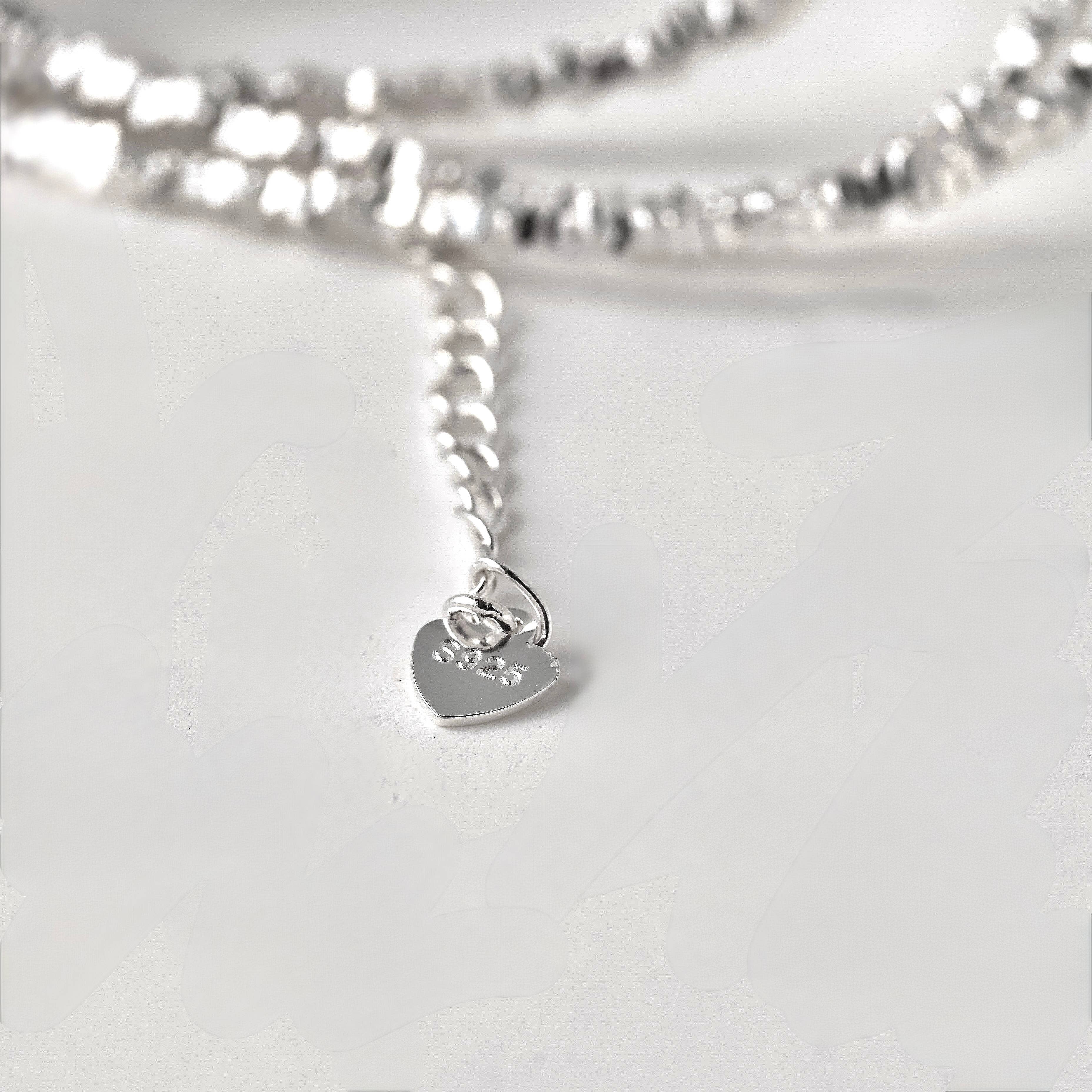 Blueyejewelry - Wholesale Choker/Collar - 925 Sterling Silver Beaded Choker - Silver Bead Necklace6