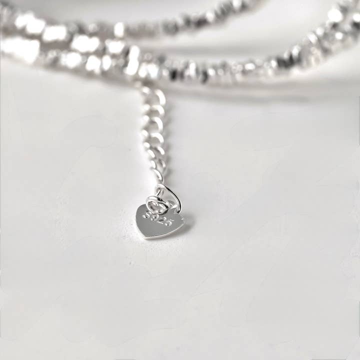 Blueyejewelry - Wholesale Choker/Collar - 925 Sterling Silver Beaded Choker - Silver Bead Necklace6