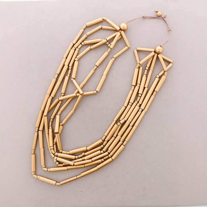 Colar Longo Multi Tubos Madeira e outras tendências em Compre largos B2B. Devoluções gratuitas e condições de pagamento a 60 dias na Faire na Faire.