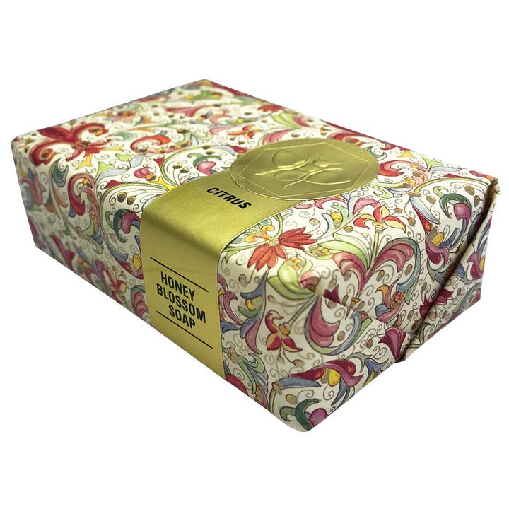 Honey House Naturals - Wholesale Bar Soap - Florentine Paper Wrapped Soap - 3.5 oz6