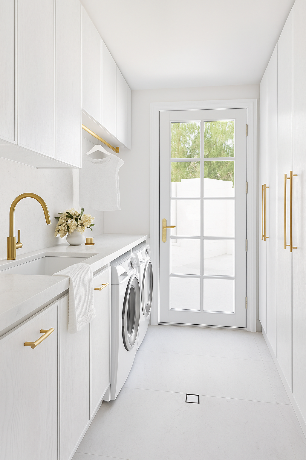 Mama and Tochter - Wholesale Hand Towel - 100% Organic Cotton Rustic Waffle Tea/Hand Towel - White2