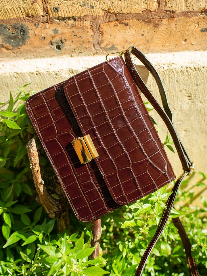 MILENA CROCO bag - 4074 for wholesale by Cherry Paris