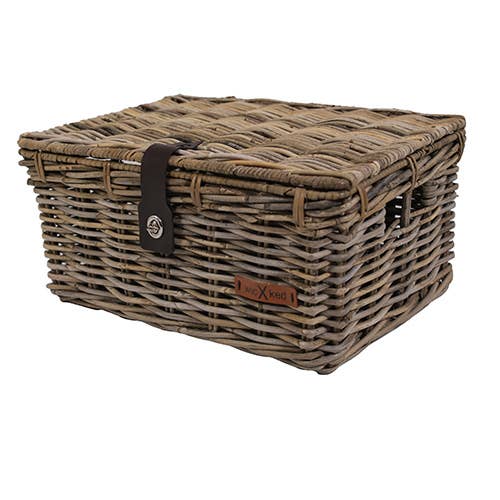 Cesto de bicicleta - Cinzento - 45X33X24cm - 40L por atacado de bike butler