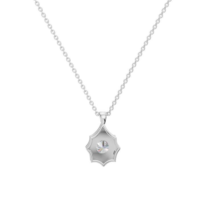 PureYou Jewelry - Wholesale Pendant/charm necklace - 2 CT Round Diamond Solitaire Pendant, 14k Diamond Necklace6