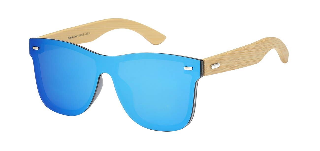 Luna Sunglasses - Wholesale Sunglasses - Unisex - Bamboo unisex sunglasses - LZ512-8SUP890059