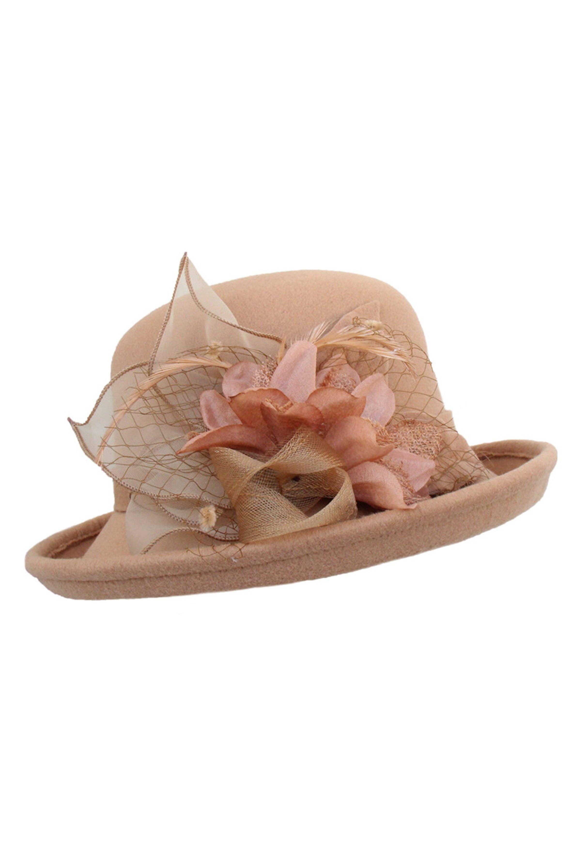 Ole - Wholesale Bolhoed - Dames - Veer Mesh Bolhoed Top Hat C00813