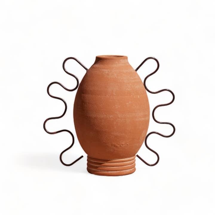 Meso Goods - Wholesale Vase - Aman Terracotta Vessel by Diego Olivero1