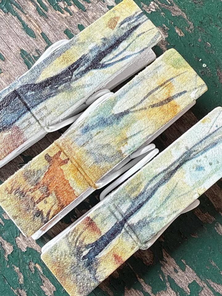 NY Fox En tur i skoven Snackpose Chipklemmer for engroshandel hos NanCBeeCreations