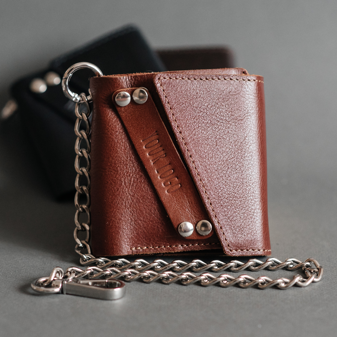 RIDL – wholesale Wallet – Unisex – RIDL Biker Chain Leather Wallet0