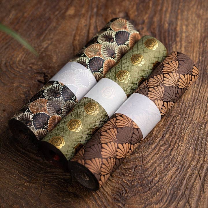 Gohobi Reversible Floral Brocade Gongfu Tea Ceremony Placemat for wholesale by Gohobi (We cover U.S. import duties)