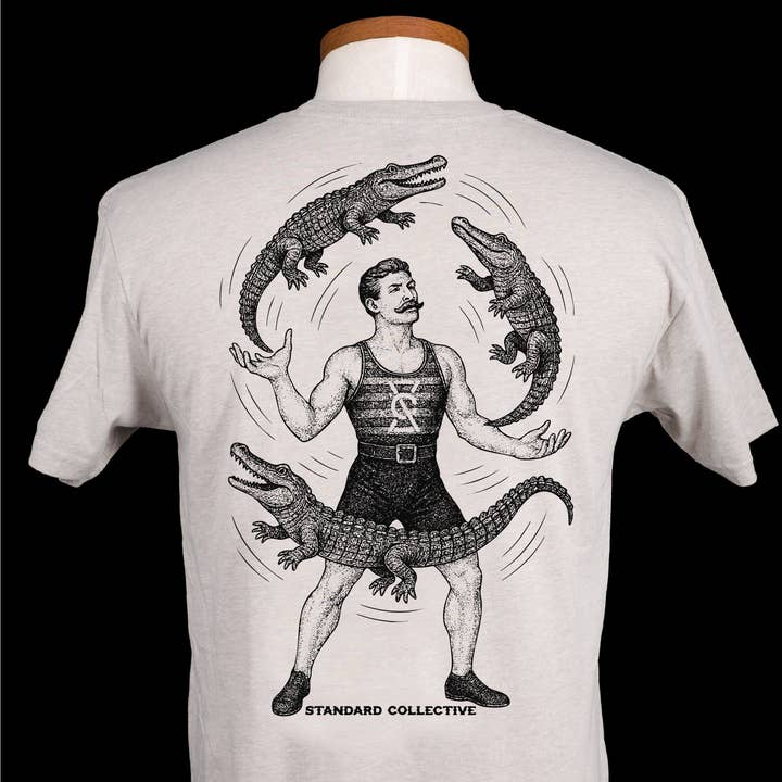 Standard Collective - Wholesale Screen printed t-shirt – Men′s - Standard "Cirque du Swamp"1