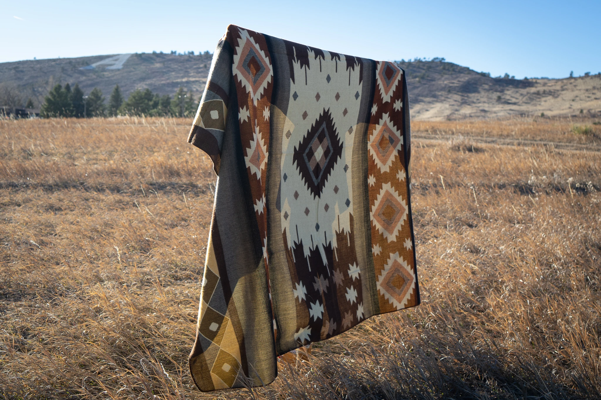 Alpaca Threadz - Wholesale Throw Blanket - Southwest Alpaca Queen/Throw Blanket – Mojave Reversible11