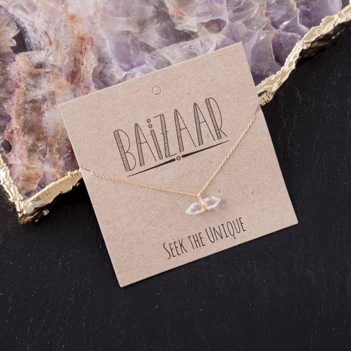 Gold Plated Point Necklace for wholesale by Baizaar