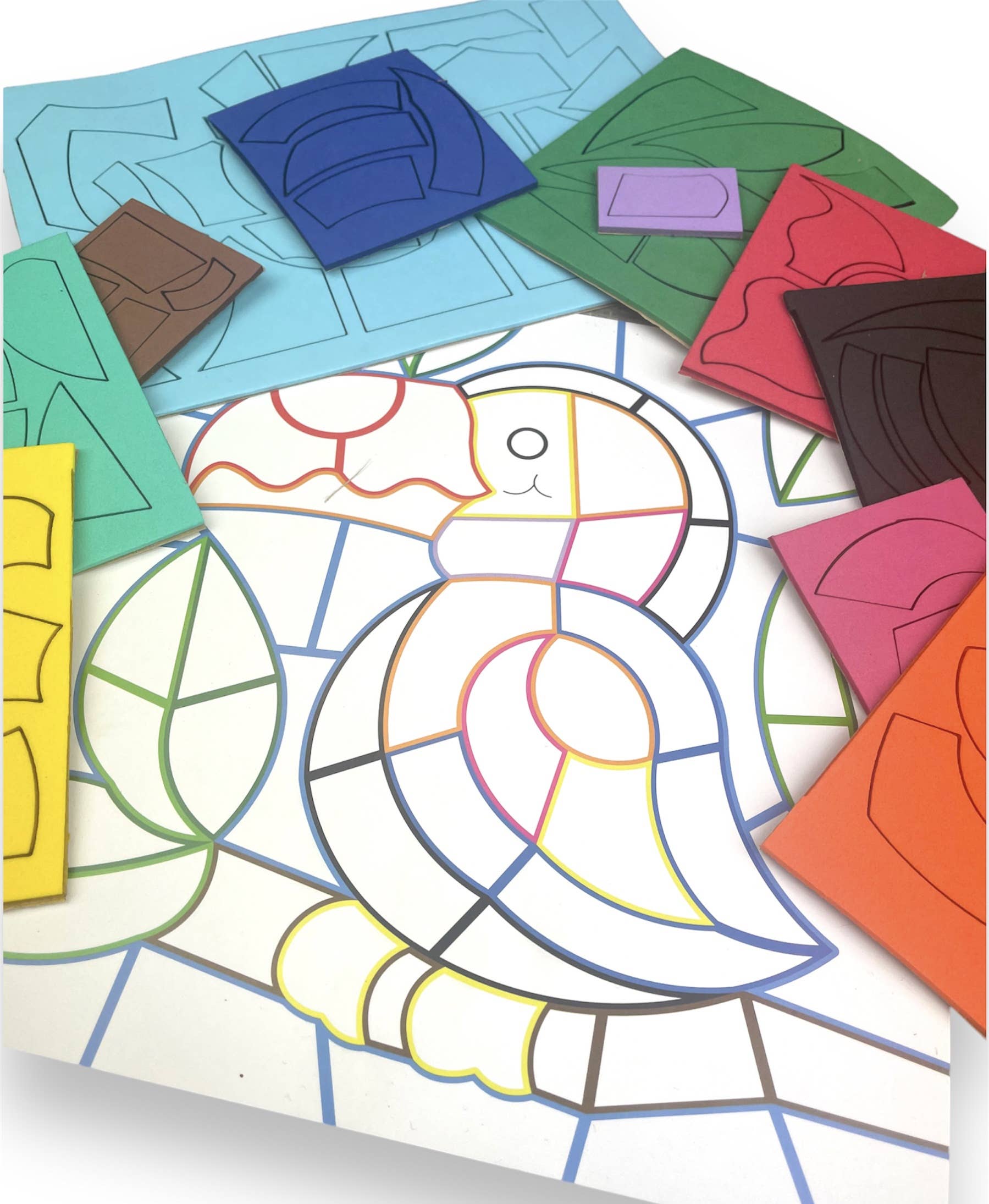 HARMANDI - Vendita all'ingrosso Puzzle - Bambini - Toucan - Kit mosaico in schiuma - Appli Krapli1