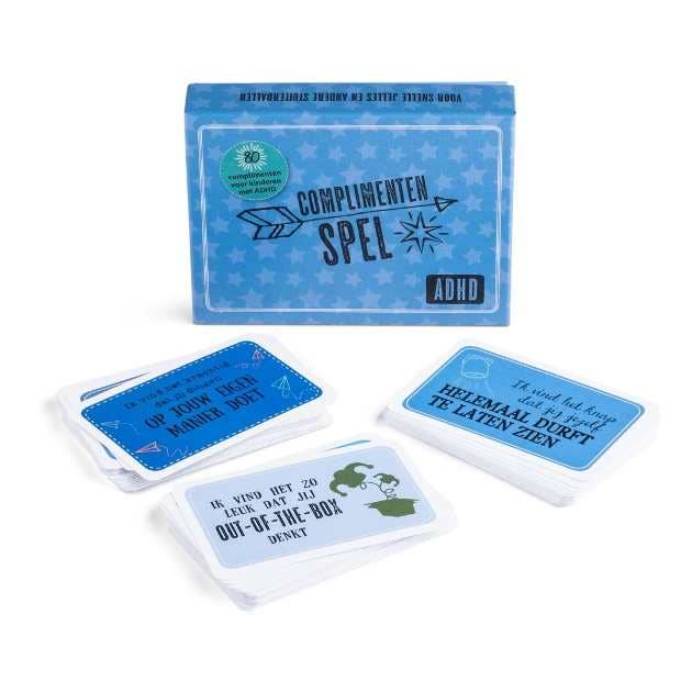 complimentenspel – Jogo de cartas por atacado – Jogo complementar TDAH5
