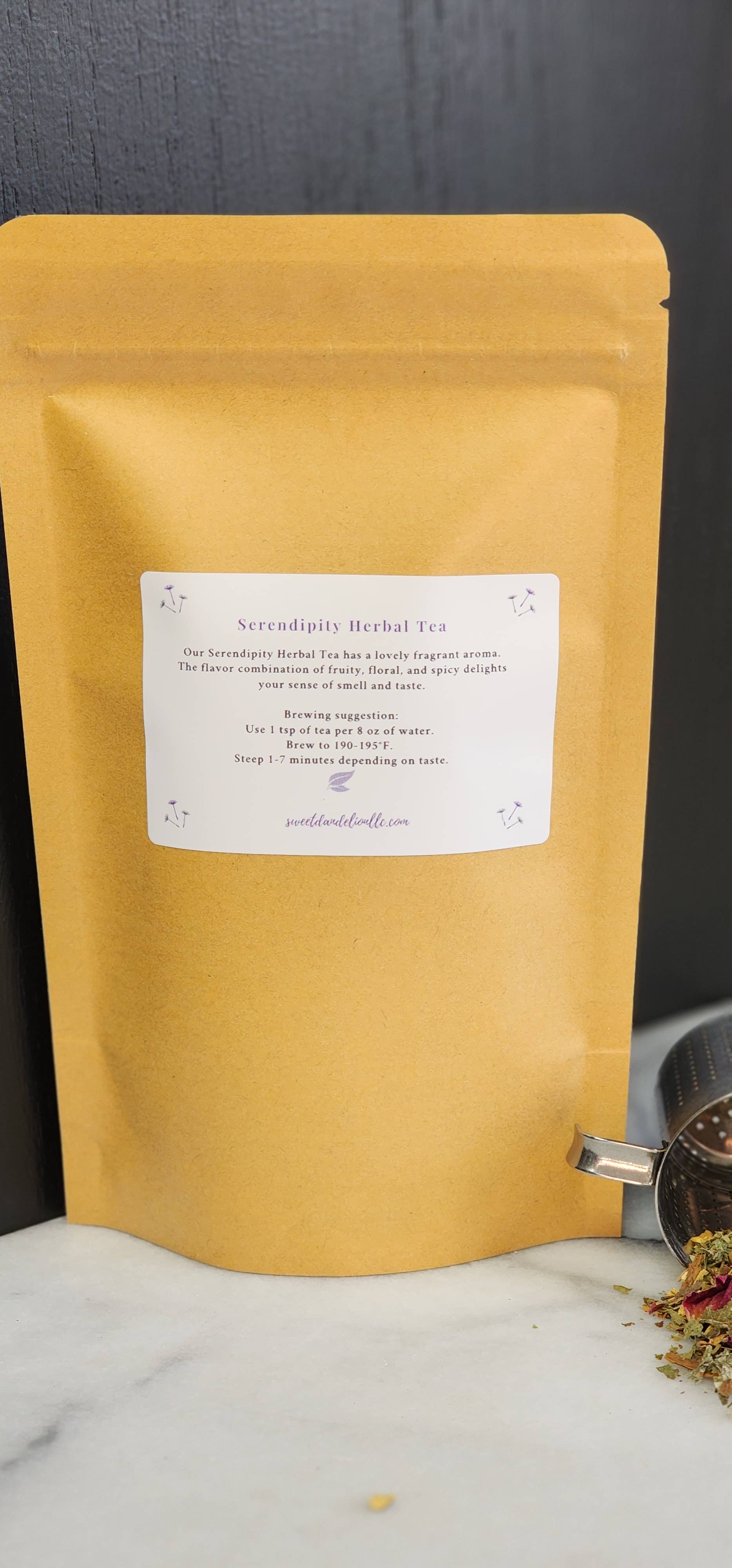 Sweet Dandelion, llc - Wholesale Loose Tea - Serendipity Herbal Tea3