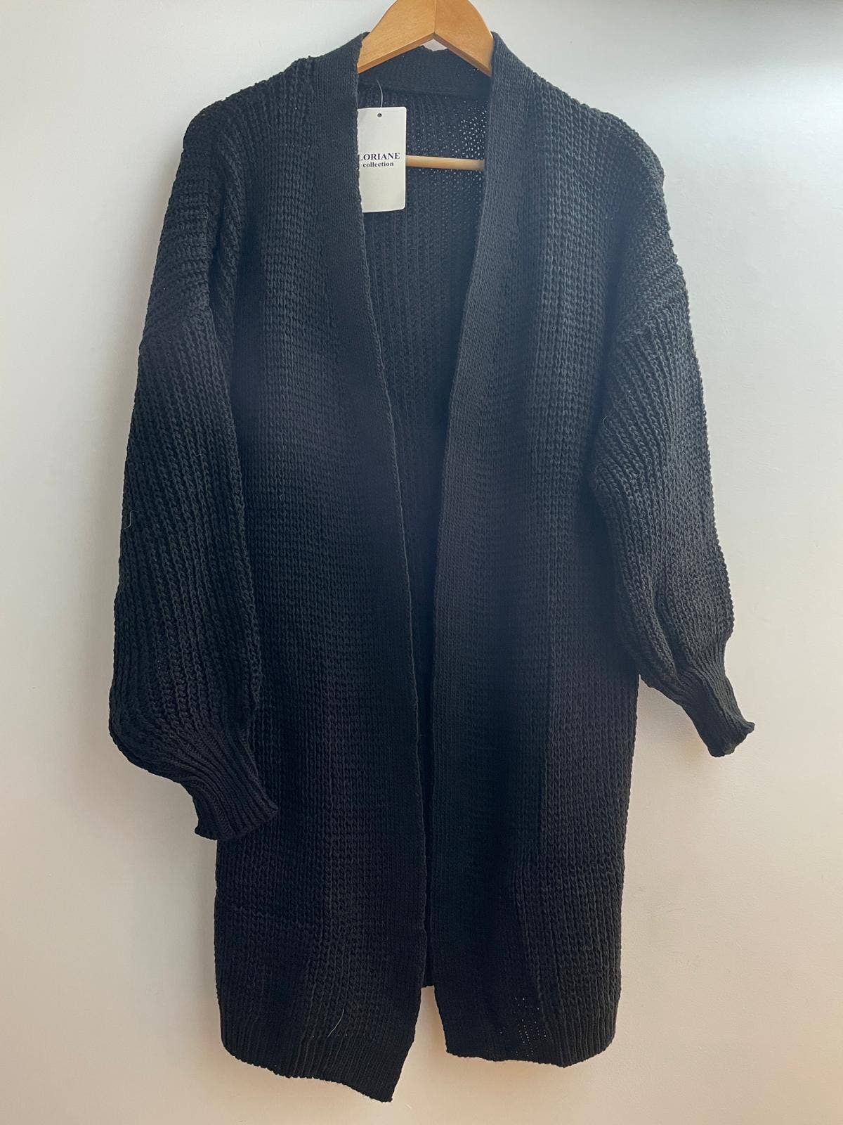 LORIANE – Engroshandel Cardigan - Dame – Strikket mesh-vest i one size med puffede ærmer11