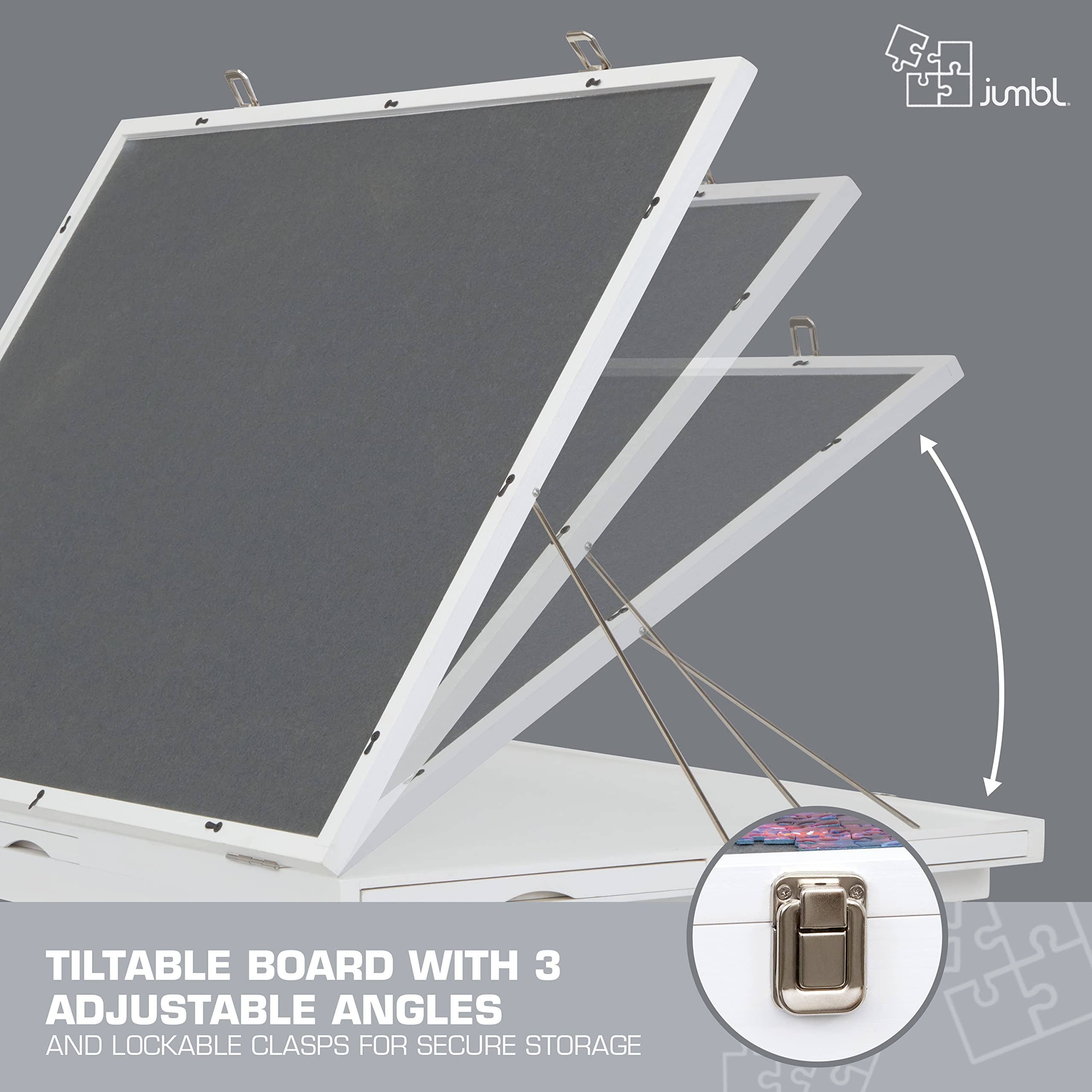 Jumbl – Engroshandel Puslespil - Voksen – 1000 brik træpuslespil, 23 „x 31“ med dæksel14