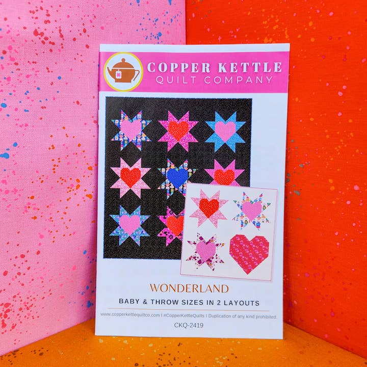 Wonderland | CKQ-2419 Quilt Pattern for wholesale by Copper Kettle Quilt Company