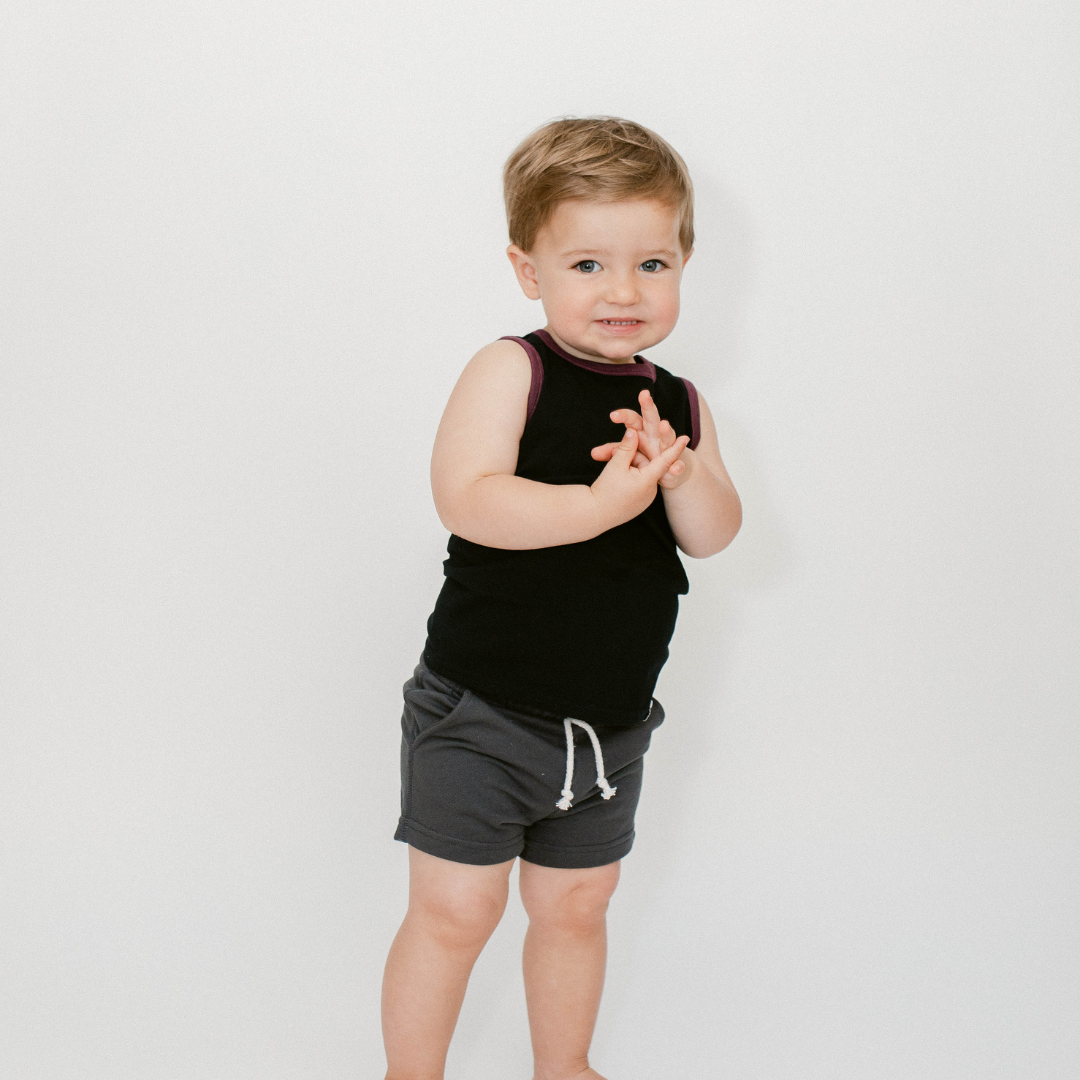 Coconut Pops - Wholesale Tank Top - Kids - Muscle Tank Top in Black4