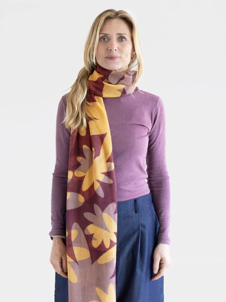 Écharpe en laine mérinos – KARI pour la vente par Djian