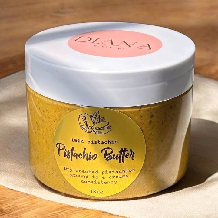 Bare Pistachio Butter - 100% California Pistachio. for wholesale by Diana's Delights LLC