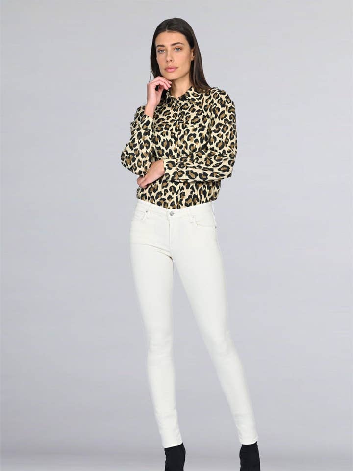 Jude Mid Rise Skinny - Sweet Cream for wholesale by Black Orchid Denim