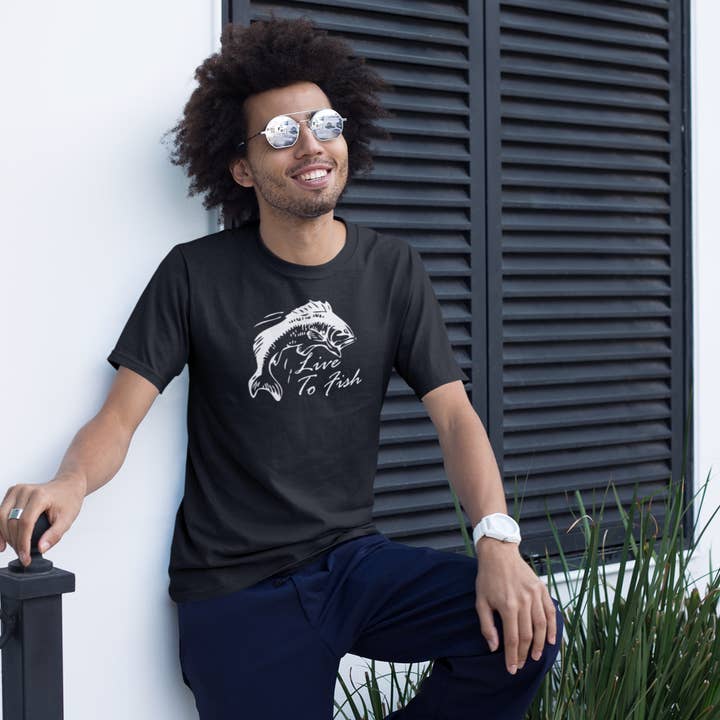 Live To Fish Short-Sleeve Unisex T-Shirt for wholesale by inspire