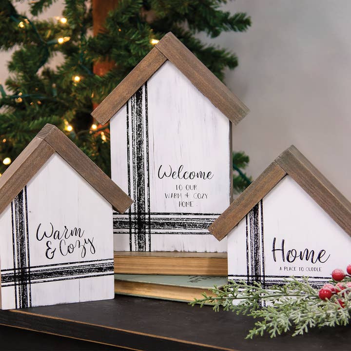 Col House Designs - Wholesale Sign - A Place to Cuddle Wooden House Sitter