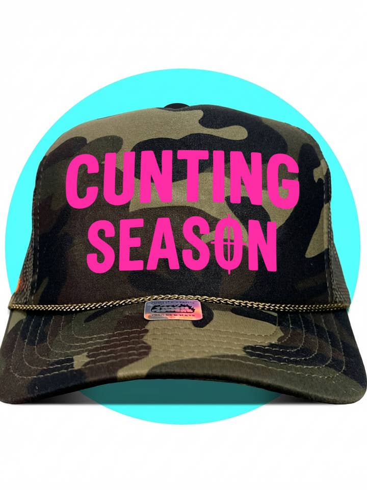 Es temporada de caza de zorros Gorra de camionero para venta al por mayor de Trash Flowers Trucker Hats