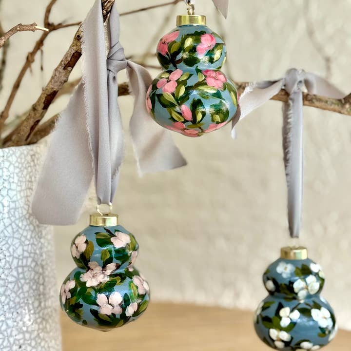 The Pear Designs - Wholesale Ornament - poppy ~ anemone ornament3