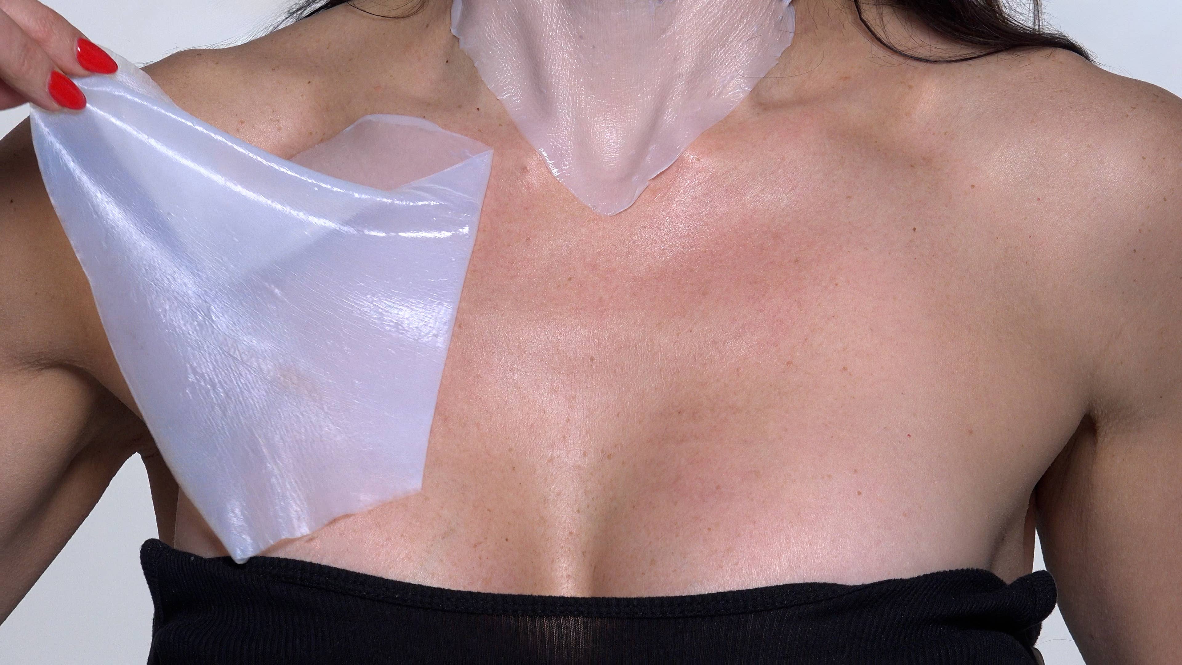 ATA Cosmetics - Wholesale Skincare Face Mask - Chest Mask (Heart Shape) Biocellulose: *6-Pack*4