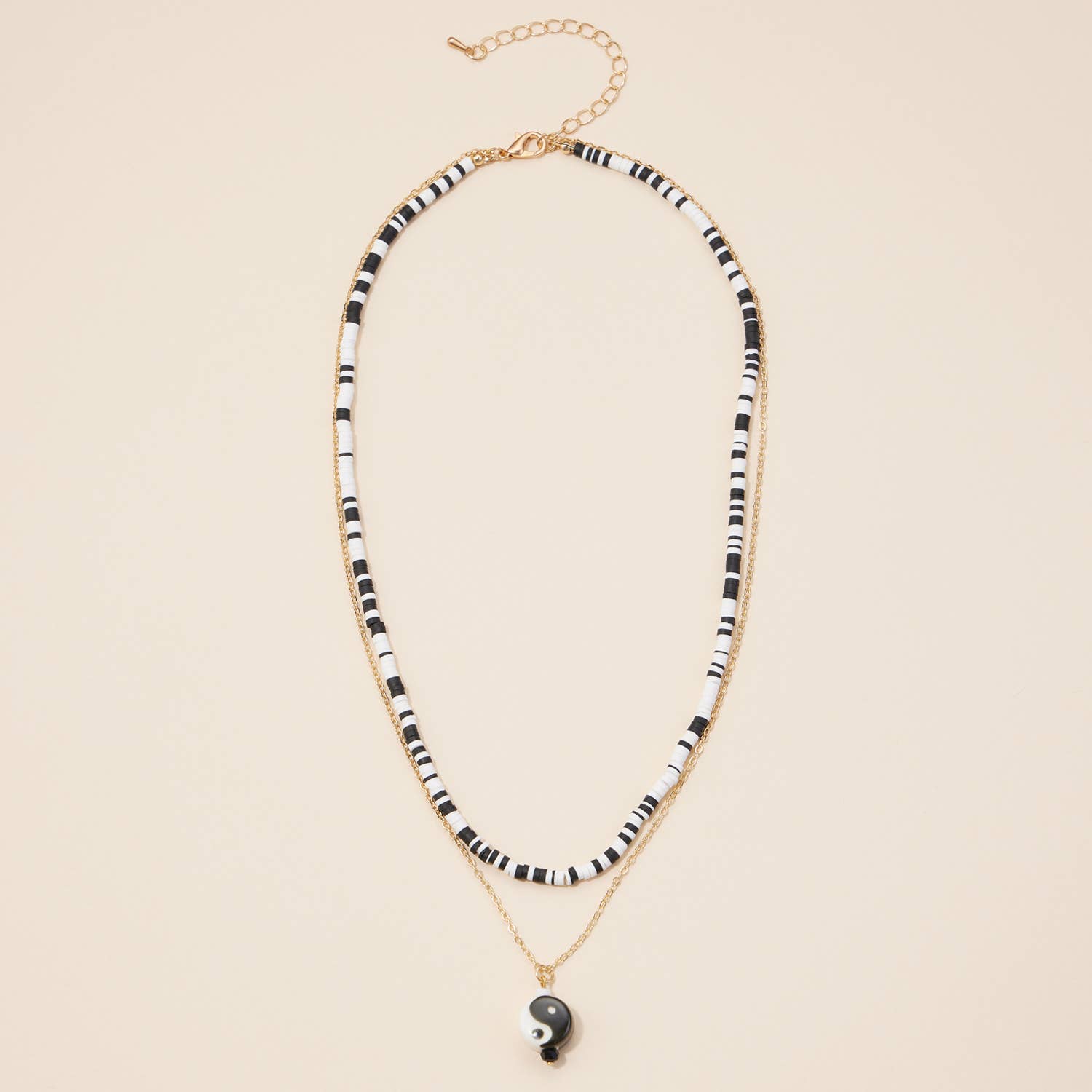 Lilla Haven – wholesale Pendant/charm necklace – Rubber Beaded Layered Necklace15