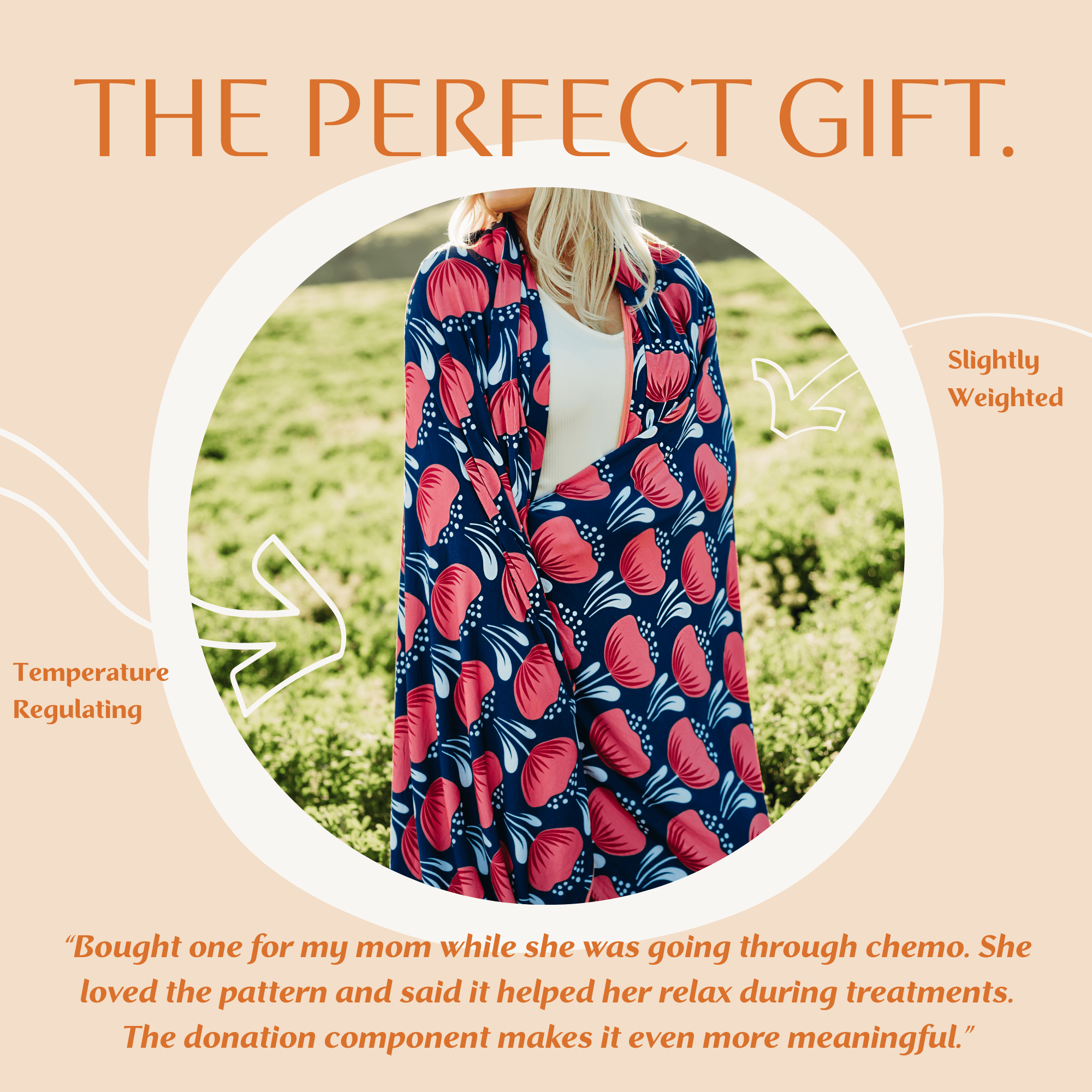 Pipermoon - Venta al por mayor Mantas de sofá - Manta Envolvente para Adultos Poppy1