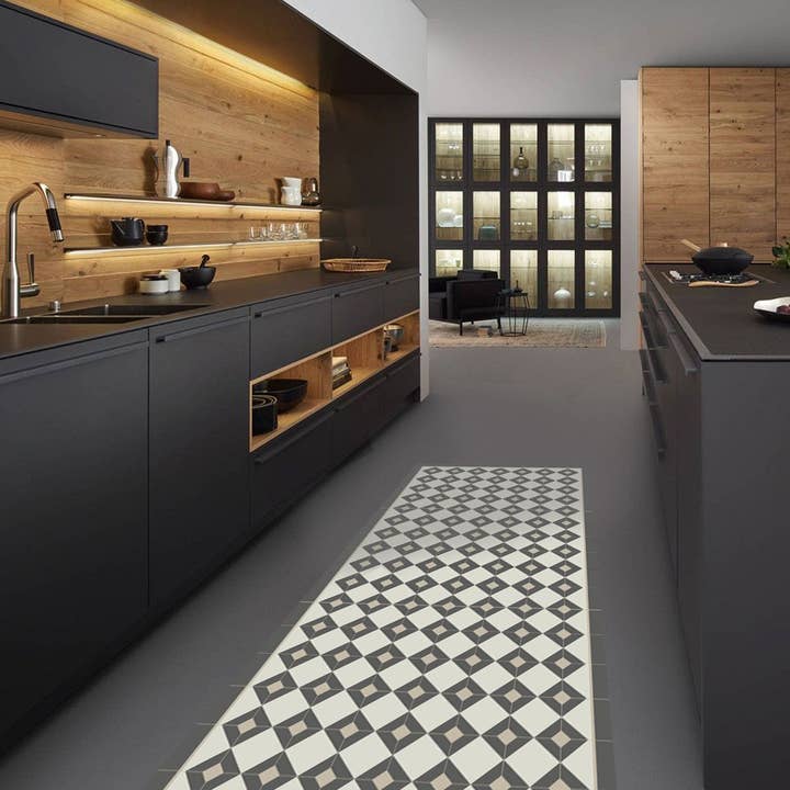 DAVANTI - Wholesale Floor Mat - Vintage Checkers Vinyl Mat