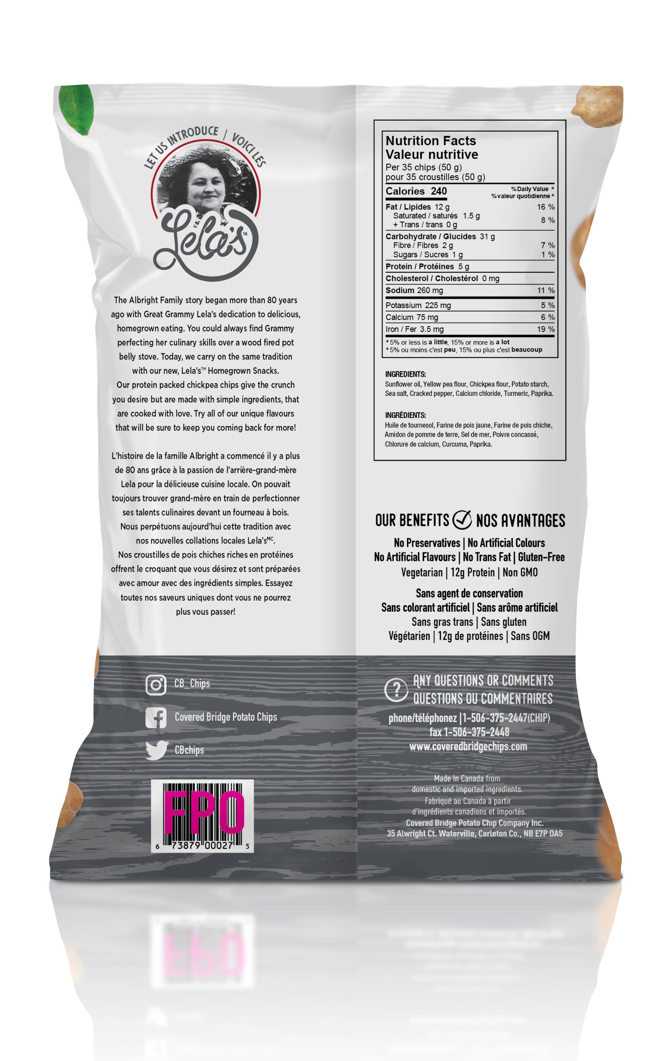 Covered Bridge - Wholesale Chips - Lela's Chickpea Cracked Pepper1