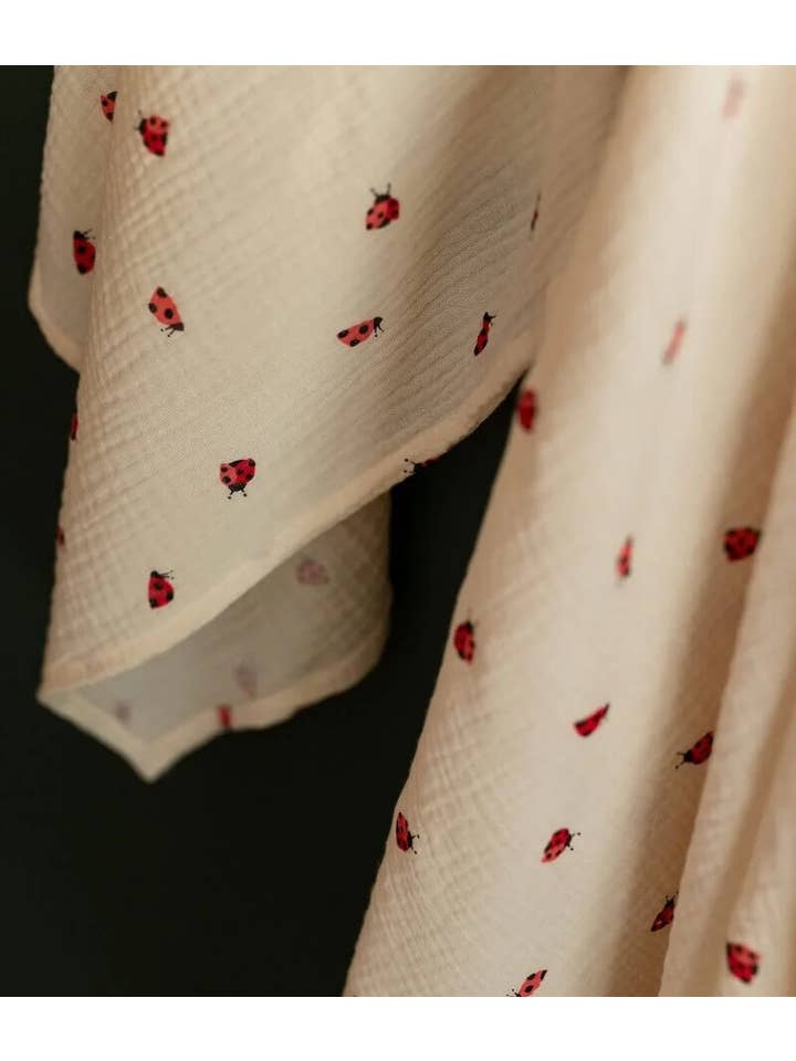 Manufacture des bébés français - Wholesale Swaddle - Baby - Long Ladybugs6