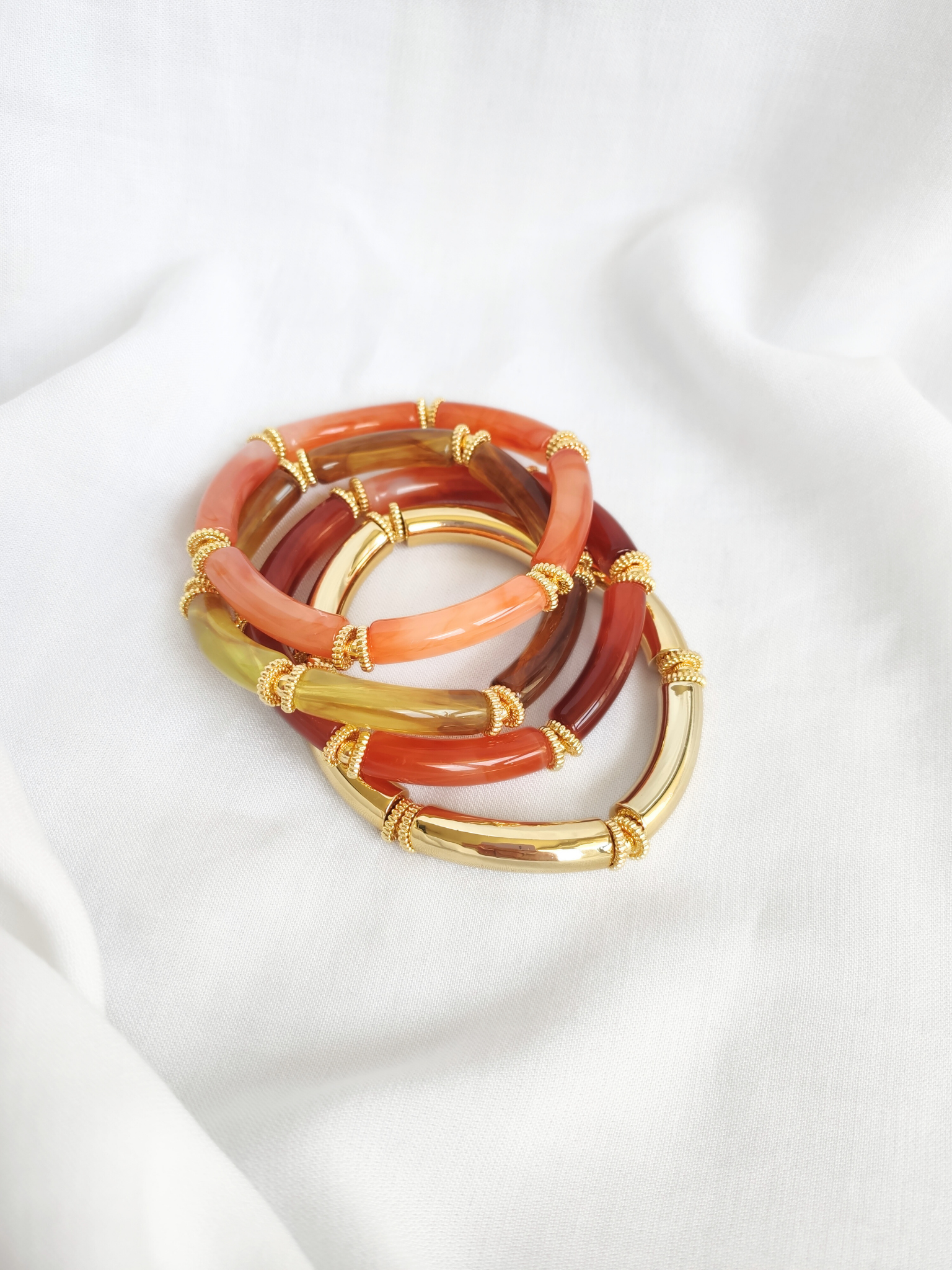 L'Atelier d'Artémis - Venta al por mayor Pulsera de cuentas - Pulsera elástica SALMA16