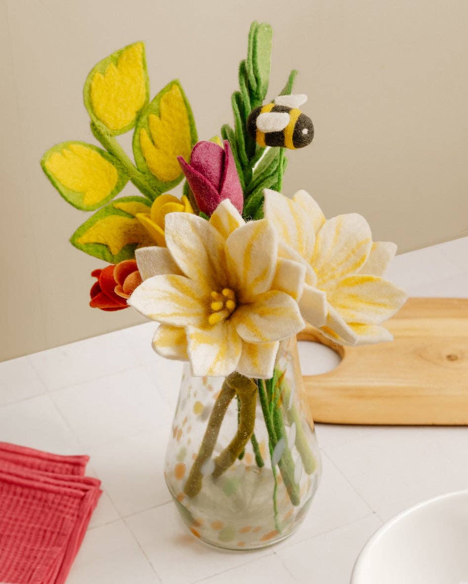 Global Goods Partners – Engroshandel Kunstige blomster – Følte Vildblomst12