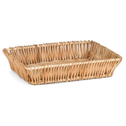 RECT WHITE WILLOW TRAY for wholesale by Willow Group