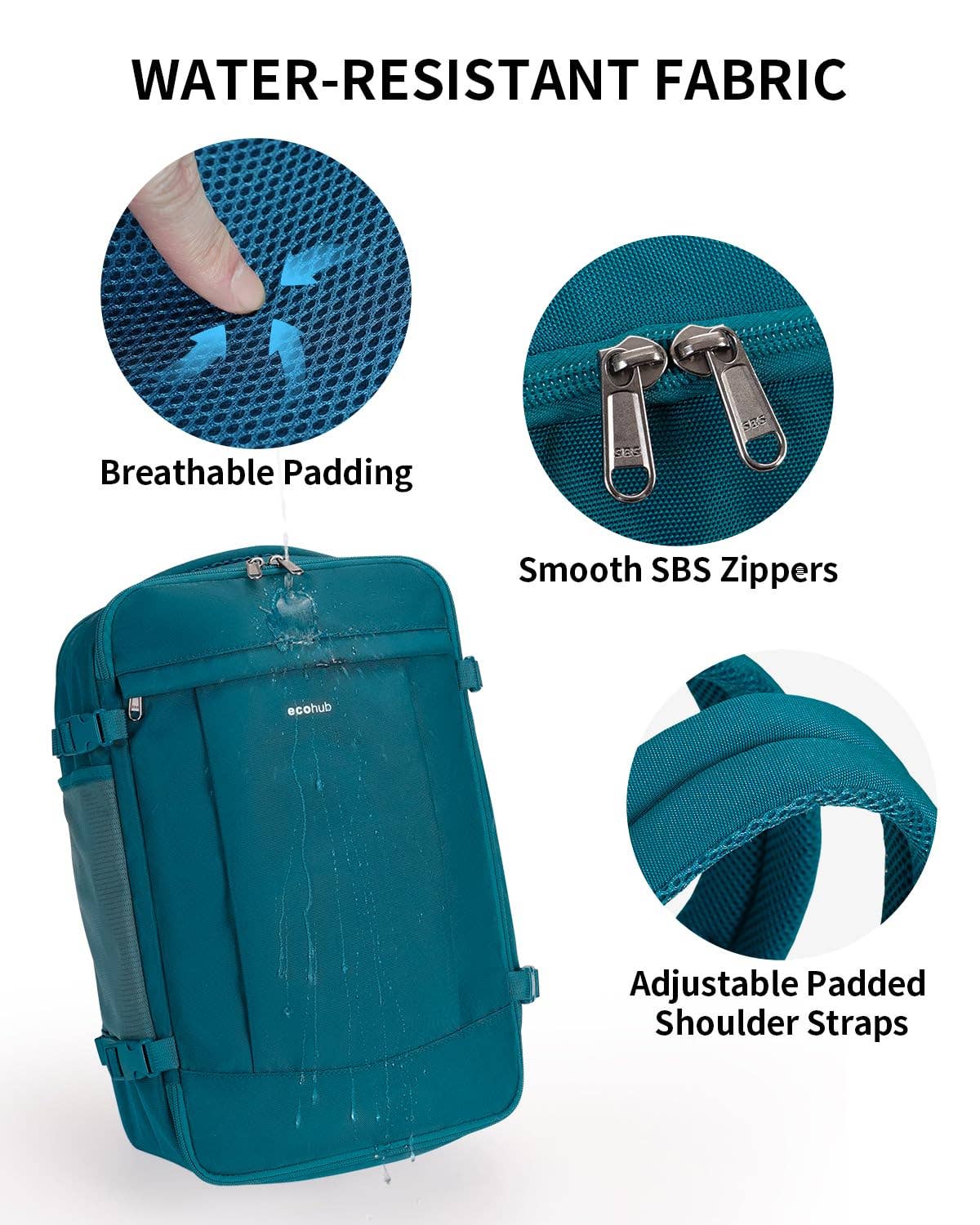 wandf – wholesale Resväskor – wandf 20L kabinväska ryggsäck för handbaggage, vattentålig16