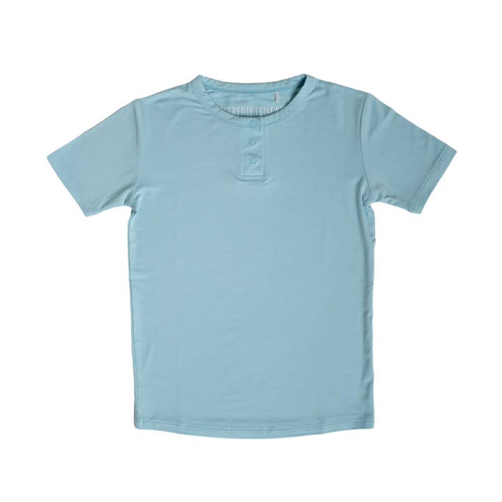 Blue | Everyday Boy's Henley for wholesale by Everyday Leisure