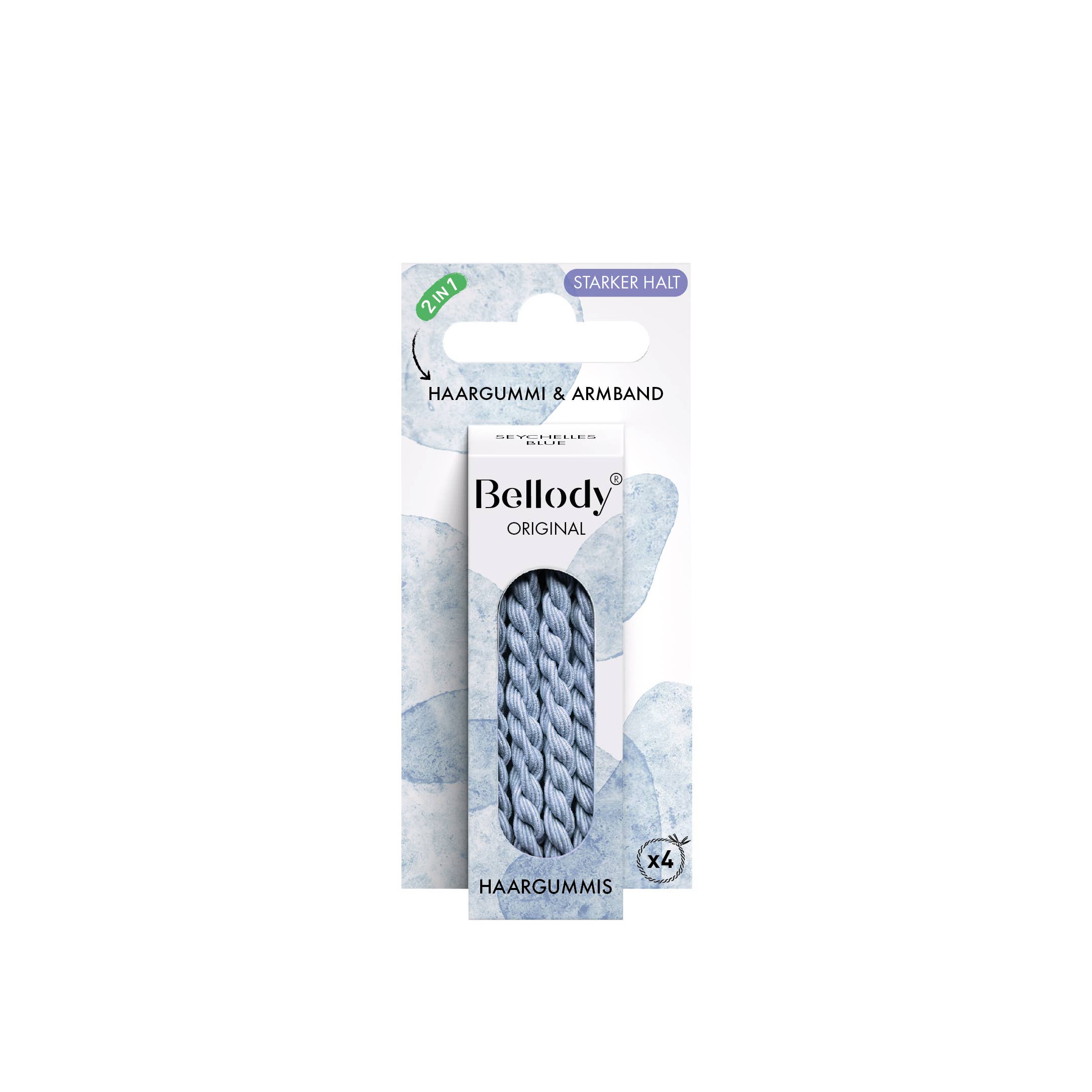 Bellody GmbH – wholesale Hårsnoddar – Dam – Hårsnoddar blå - Bellody® (4 stycken - Seychelles Blue)3