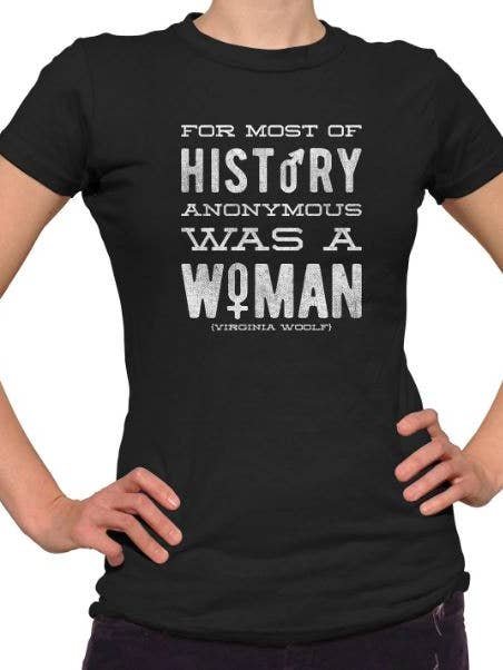 Women's For Most Of History Anonymous T-Shirt for wholesale by Boredwalk