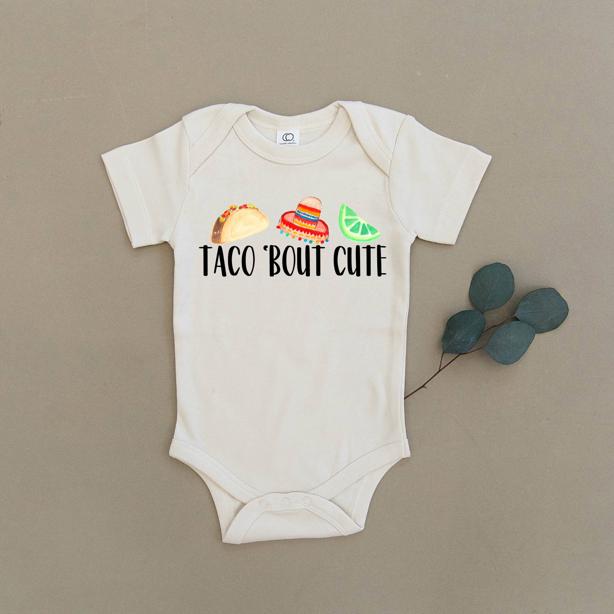 Urban Baby Co. - Vente Body (sans pieds) – bébé - Taco 'Bout Cute Body bio pour bébé et t-shirt pour tout-petit0