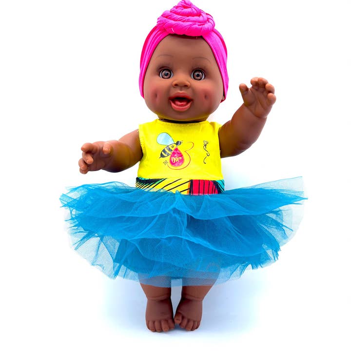 Orijin Bees - Wholesale Doll - Kids - Melanin Joy Bee Black Baby Doll1